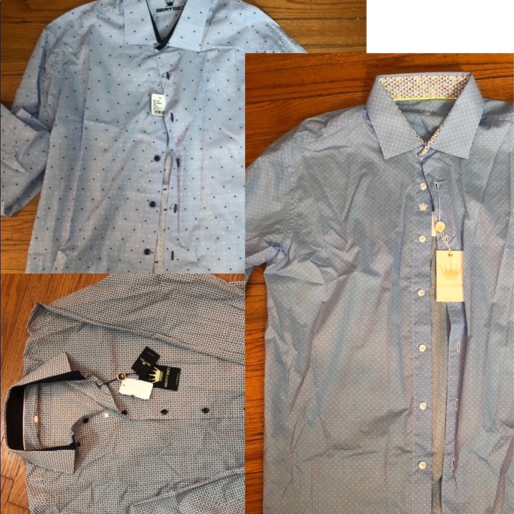 Lot of Three NWT Button Downs - Bertigo